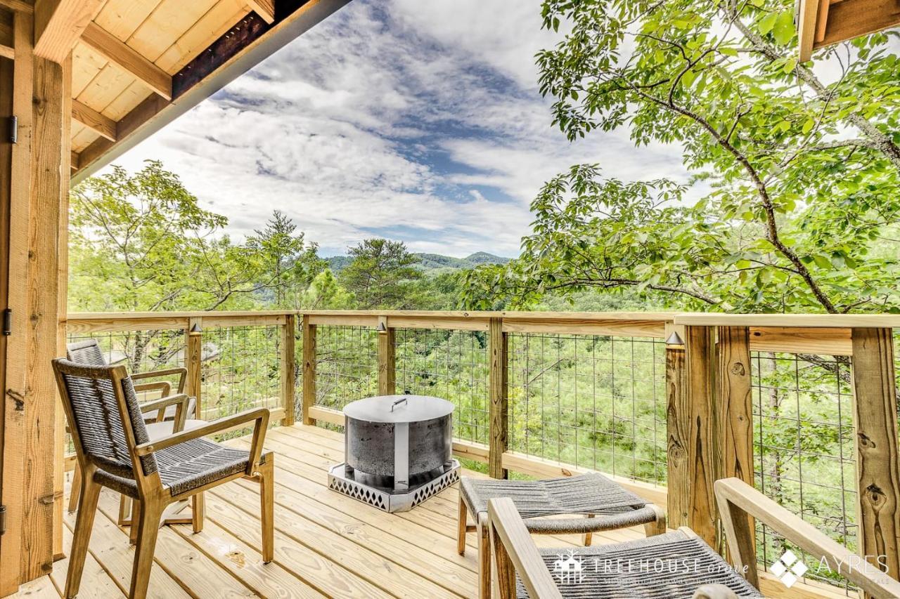 The Blackjack Oak In Treehouse Grove At Norton Creek Gatlinburg Eksteriør billede